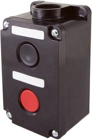 Фото 1/2 ПКЕ 212-2 У3, красная и черная кнопки, IP40 TDM