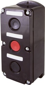 ПКЕ 222-3 У2, красная и две черные кнопки, IP54 TDM