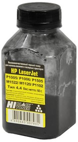 Тонер для HP LaserJet P1005, P1006, P1505, M1522, M1120, P1102 (Hi-Black) Тип 4.4 (60 г, банка)