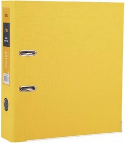 Фото 1/5 Папка-регистратор A4 75 мм полипропилен/бумага желтый разборная сменный карман на корешке, 50 шт 1049015