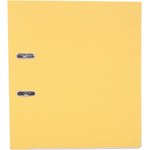 Папка-регистратор A4 75 мм полипропилен/бумага желтый разборная сменный карман ...