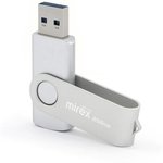 13600-FM3SS256, 256GB USB 3.0 FlashDrive Mirex SWIVEL SILVER