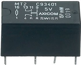 3-1462000-7, Signal Relay MT2, 2CO, DC, 12V, 2A, 720Ohm