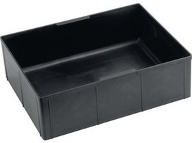 3527.110.392, ESD Variobox Container Insert, 350x274x110mm, Polypropylene (PP), Black