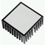 374624B00032G, Heat Sink Passive BGA/FPGA Pin Array Adhesive Aluminum 23.4°C/W Black Anodized