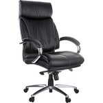 Кресло руководителя HL-ES04 Strength повыш. прочности,кожа черная,мультибл,хром 282340