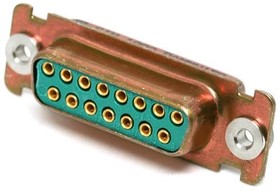 DAMMY15S, D-Sub Standard Connectors DSUB 15F SOD Y G50 ZINC