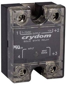 DC500F60, Solid State Relay - 30-60 VDC Control Voltage Range - 60 A Maximum Load Current - 1-500 VDC Operating Voltage Ran ...