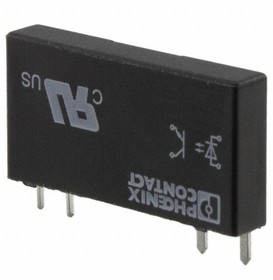 Фото 1/4 2967989, Plug-in miniature solid-state relay - power solid-state relay - 1 N/O contact - input voltage: 5 V DC