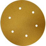 Шлифовальный круг на липучке " Giraffe GOLD 225мм, 6 отв., Р100 AF-GG6-100