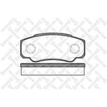 972 000-SX, 972 000-SX_=961 00=221949 !колодки дисковые з.\ Peugeot Boxer,Fiat ...