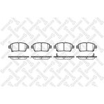 982 002-SX, 982 002-SX_=971 02 !колодки дисковые п.\ Toyota Corolla 1.4/1.6 WT-i ...