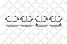 982 002-SX, 982 002-SX_=971 02 !колодки дисковые п.\ Toyota Corolla 1.4/1.6 WT-i 01-02