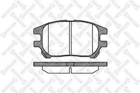 983 000-SX, 983 000-SX_=972 00=D2232-01 [0446548050] !колодки дисковые п.\ Lexus RX300 02-03