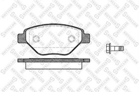 988 000-SX, 988 000-SX_колодки дисковые передние!\ Renault Megane II 1.4i 16V 98HP 02-03