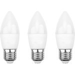 604-204-3, Лампа светодиодная Свеча CN 9,5Вт E27 903Лм 6500K холодный свет (3 шт/уп)