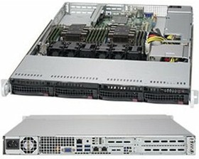 Платформа системного блока SuperMicro SYS-6019P-WT 1U Rackmount 815TQC-605WB X11DDW-L SATA3 ; RAID 0, 1, 5, 10