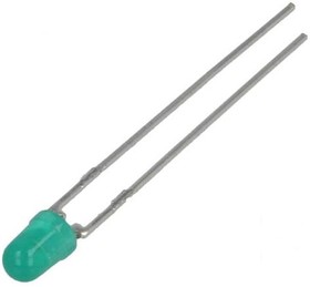 Фото 1/3 HLMP-1503-C0002, Standard LEDs - Through Hole GaP Green Straight Leads