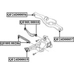 QF00U00010, QF00U00010_сайлентблок заднего рычага верхн. ...