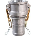 Камлок соединение типа С розетка с хвостовиком алюминий TL200CAL