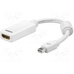 51729, Адаптер, гнездо HDMI, вилка mini DisplayPort