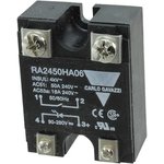 RA2450HA06, Solid State Relay - SPST NO - 50 A - 280 VAC - Panel - Screw - Zero ...