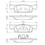 0 986 494 661, 0 986 494 661_колодки дисковые передние!\ Renault Clio IV ...