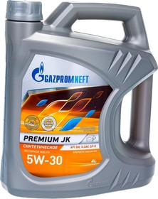 Масло моторное Gazpromneft Premium JK 5W-30 синтетическое 4 л 253142506