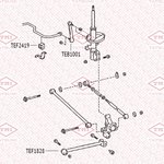 TEB1001, Стойка стабилизатора Toyota Camry, Carina E, Celica, Corolla 87- TATSUMI