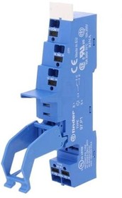 Фото 1/3 97.P1SPA, 97 5 Pin 250V ac DIN Rail Relay Socket, for use with 46.61 Relay