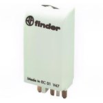 Модуль индикации и защиты LED + варистор 6...24В AC/DC зел. FINDER 9902002498