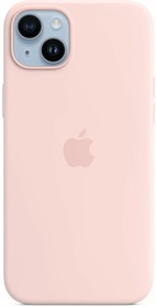 Фото 1/3 Чехол (клип-кейс) Apple Silicone Case with MagSafe, для Apple iPhone 14 Plus, светло-розовый [mpt73fe/a]