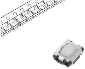 Фото 1/3 EVP-AA402W, Tactile Switches Swtch Lite Touch SMD 1.7mm ht J-bent 2.4