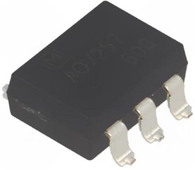 Фото 1/3 AQV257A, PhotoMOS Series Solid State Relay, 0.75 A Load, Surface Mount, 200 V Load