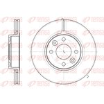 6683.10, 6683.10_диск тормозной передний!\ Nissan Micra 1.0-1.5CDi 03