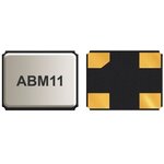 ABM11-25.000MHZ-18-B2Y-T, Кристалл, 25 МГц, SMD, 2мм x 1.6мм, 30 млн-, 18 пФ ...