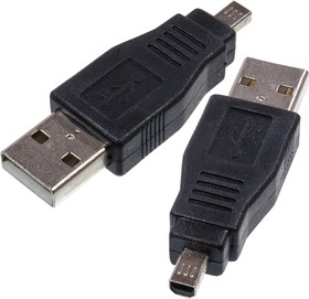 XYA050, USB-A вилка - miniUSB-B вилка 4pin переходник