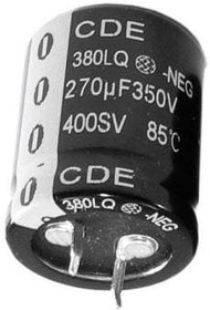 380LX122M250A042, Aluminum Electrolytic Capacitors - Snap In 1200uF 250V 20%