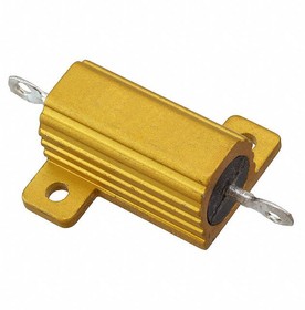 KAL25FB3R00, Wirewound Resistor - 3 Ohms - ±1% Tolerance - 25W - ±50ppm/°C Temperature Coefficient - Solder Lugs - Axial, Box ...