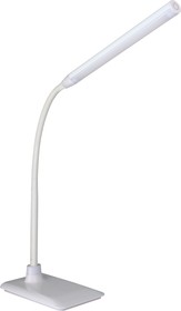 Фото 1/2 Camelion KD-792 C01 белый LED(Свет-к настольн.,6 Вт,230В, сенсорн.вкл-е, 4 ур. ярк,4000К)