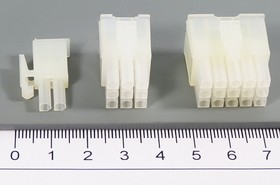 Штекер питания MFB, однорядный, 2 контакта, шаг 4.14, на кабель, MFB-1x2M; №9616 штек пит MFB\1x 2\P4,14\каб\\ MFB-1x2M+конт[17]