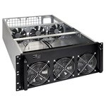 EX288959RUS, Корпус для майнинга ExeGate Pro 6-650  без БП, 2*USB, 6*fan 120мм ...