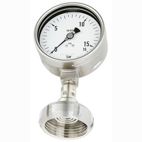 Analogue Pressure Gauge 6bar Bottom Entry, 14213393, 0bar min.