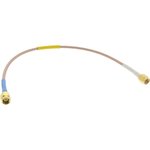 RSXX/0021, Male SMA to Male SMA Coaxial Cable, 250mm, RD316 Coaxial, Terminated