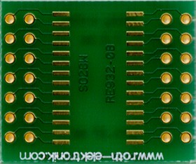 Фото 1/2 RE932-08, RE932-08, Double Sided Extender Board Multi Adapter Board FR4 25.4 x 21.27 x 1.5mm