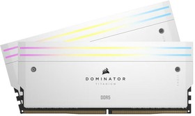 Оперативная память 96Gb DDR5 6600MHz Corsair Dominator Titanium RGB (CMP96GX5M2B6600C32W) (2x48Gb KIT)