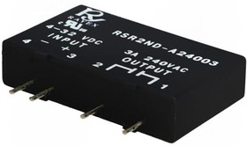 RSR2ND-A24003, Реле: полупроводниковое, Uупр: 4-32ВDC, 3А, 24-280ВAC, Серия: RSR2