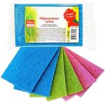 Губка для посуды 6шт абразивная 71629