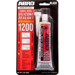 SS-1200-BLK-3-RW, Герметик 1200 силиконовый черный 85 г SS-1200-BLK-3-RW ABRO, шт