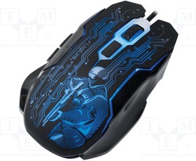 ID0137, Оптическая мышь; черный, разные цвета; USB; проводная